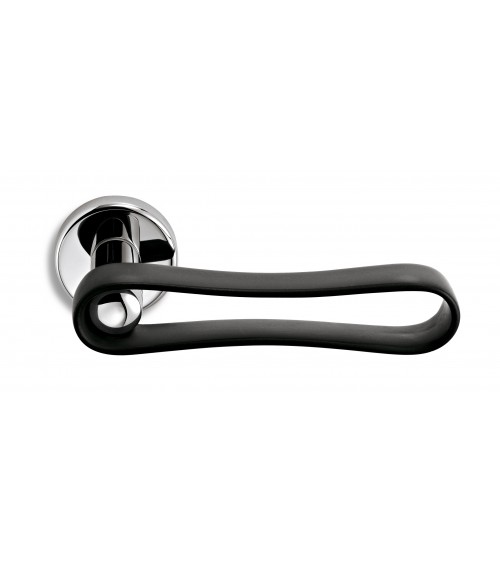 Tirador de puerta negra Ento Infinito tirador de diseño