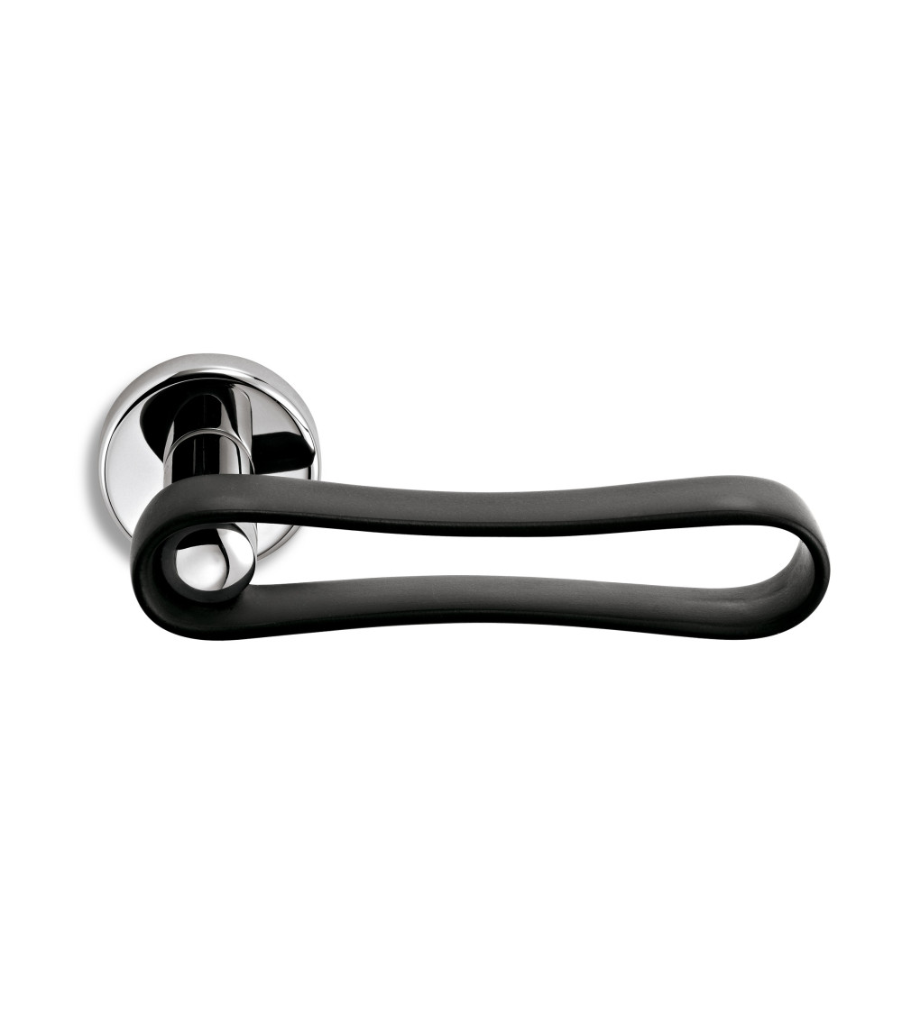Tirador de puerta negra Ento Infinito tirador de diseño