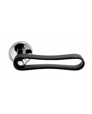 Tirador de puerta negra Ento Infinito tirador de diseño