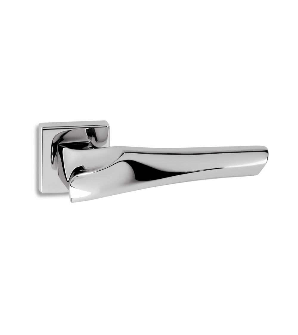 Tirador de puerta cromo pulido Ento Anatomica herraje de diseño