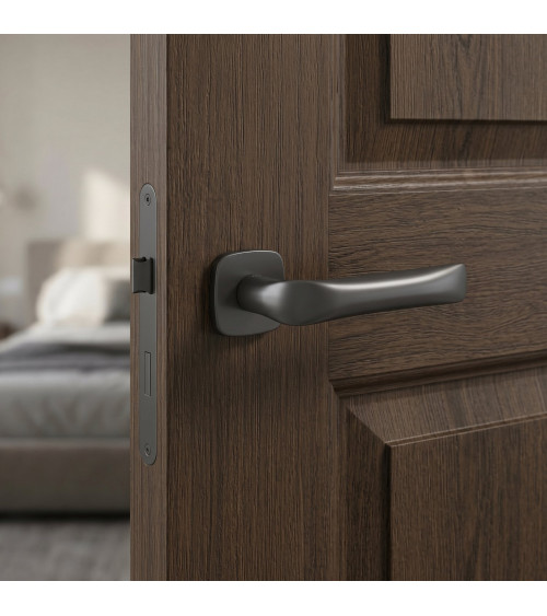 Tirador de puerta antracita FOLD tirador de diseño