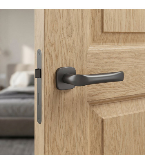 Tirador de puerta antracita FOLD tirador de diseño