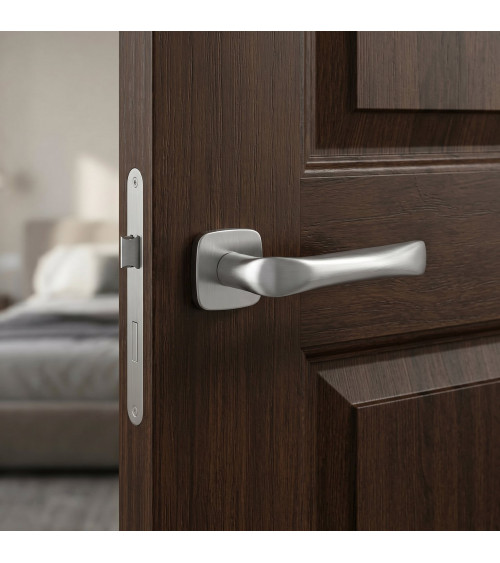 Tirador de puerta cromo satinado FOLD tirador de diseño