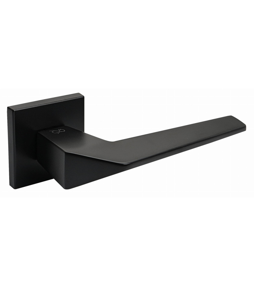 Palanca de puerta negra mate - modelo ICE - palanca de diseño