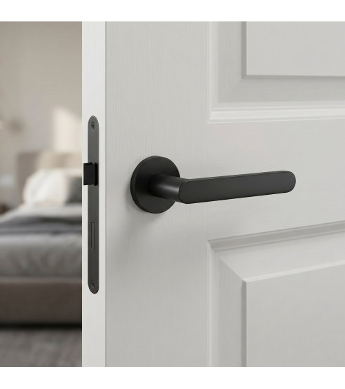 Tirador de puerta negra Line Vénus tirador de diseño