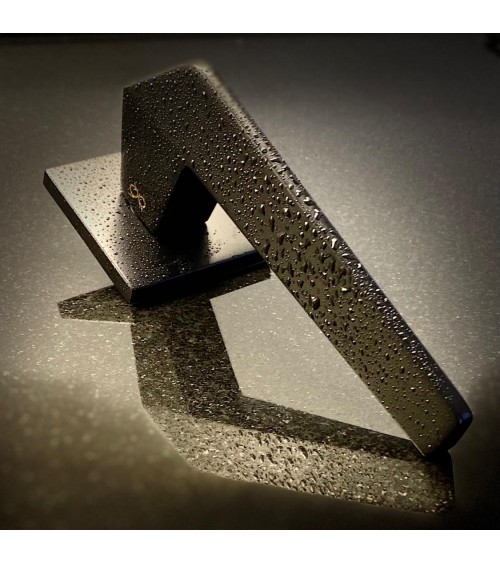 Manilla de puerta cromada brillante - modelo ICE - manilla de diseño