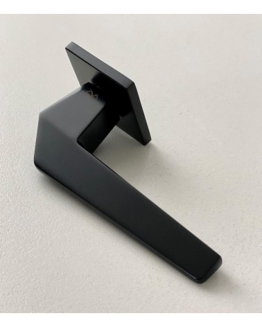 Manilla de puerta cuadrada, modelo futurista en zamak - ICE - manilla de diseño