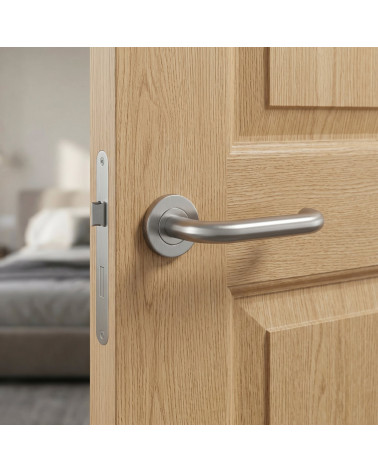 Manecillas de puerta color inox OVAL 1704