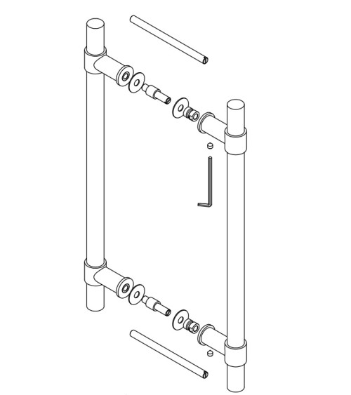 Tirador PB400 de acero inoxidable – FORMANI