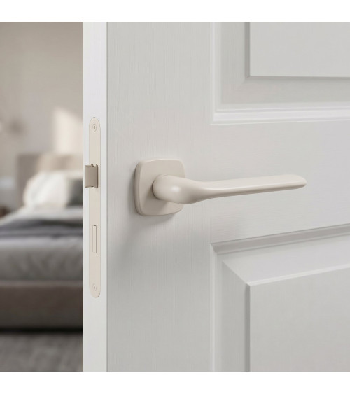 Maneta de puerta en zamak FLAT diseño