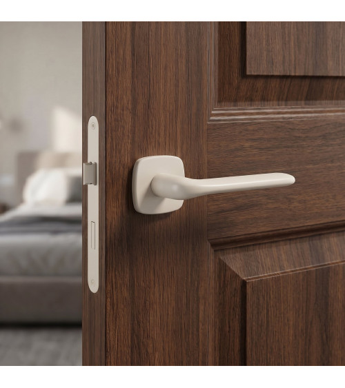 Maneta de puerta en zamak FLAT diseño