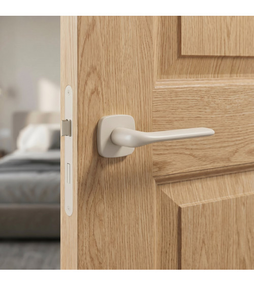 Maneta de puerta en zamak FLAT diseño
