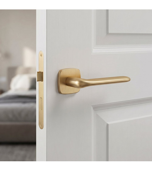 Manecilla de puerta oro mate FLAT manecilla de diseño