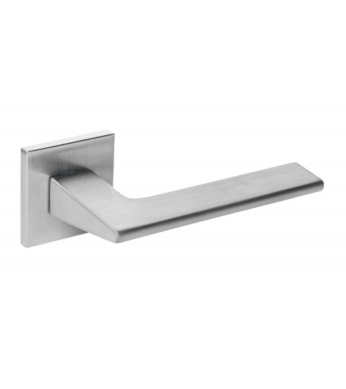 Manilla de puerta cromo cepillado Shark - diseño