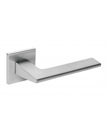 Manilla de puerta cromo cepillado Shark - diseño