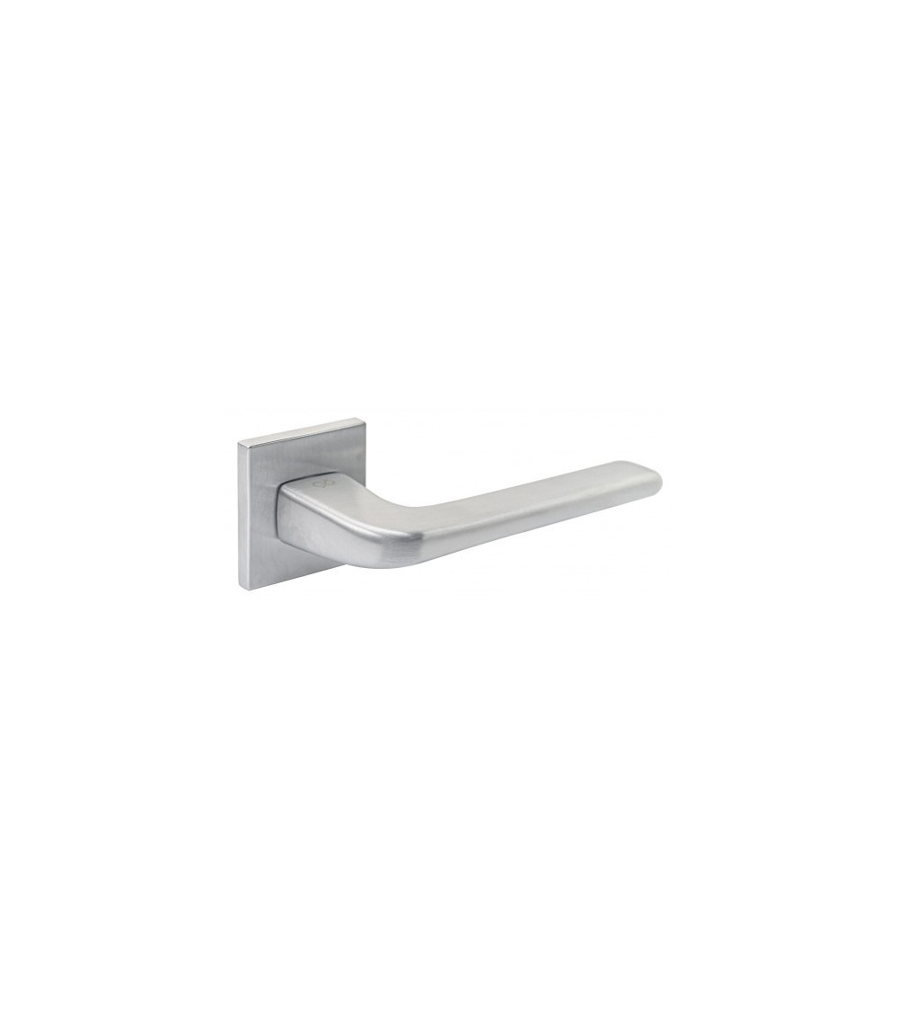 Tirador de puerta cromada cepillada Solo - diseño