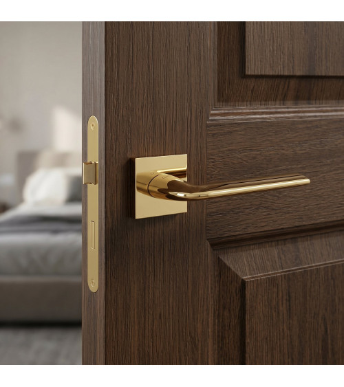 Manija de puerta dorada STINGER diseño