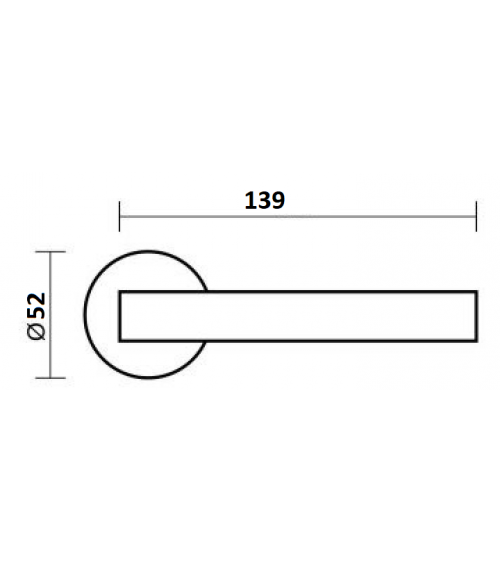 Tirador de puerta estilo moderno LIGNE tirador de diseño