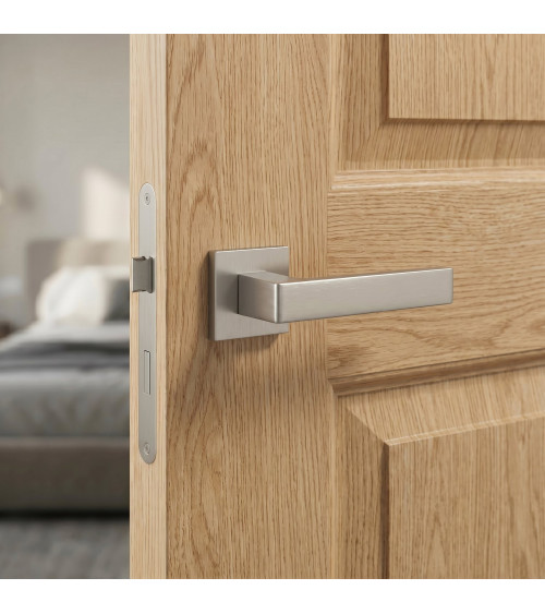 Tirador de puerta níquel satinado HIRA diseño