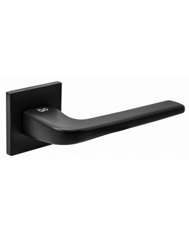 Manilla de puerta cuadrada clásica en Zamak Solo - manilla de diseño