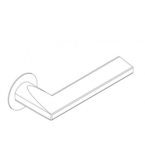 Arandela de 45mm para manillas de puerta VERUM - manilla de diseño