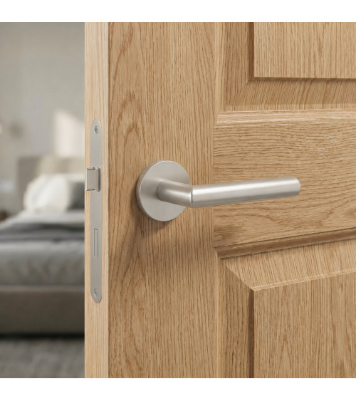 Tirador de puerta níquel satinado ARABIS tirador de diseño