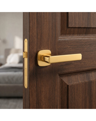 Tirador de Puerta color Oro Pulido - Modelo APRIL IXIA