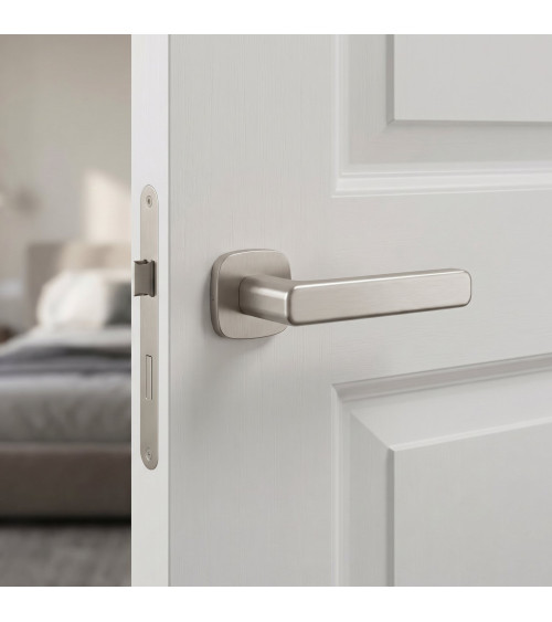 Tirador de puerta níquel satinado IXIA diseño