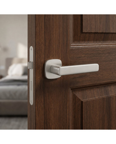 Tirador de Puerta Níquel Satinado - Modelo IXIA