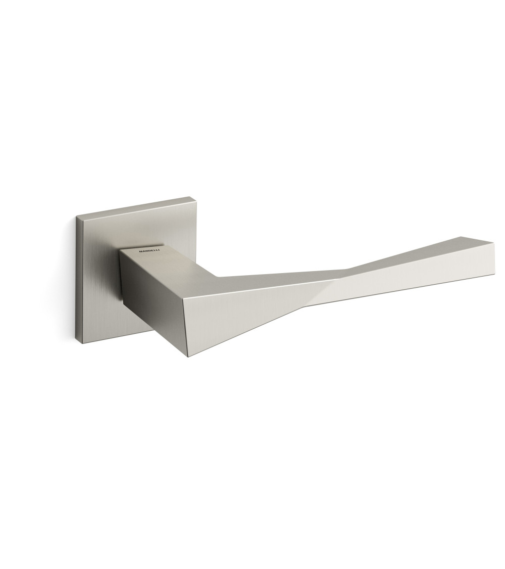 Tirador de puerta níquel satinado Mandelli Twee tirador de diseño