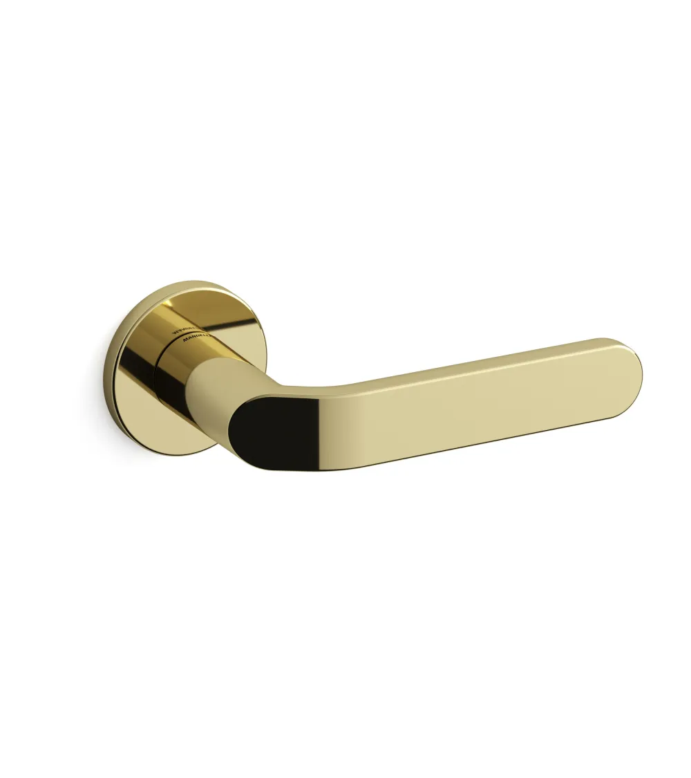 Tirador de puerta oro pulido Mandelli Callas tirador de diseño