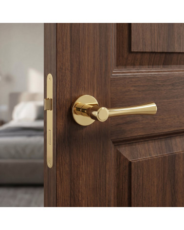 Tirador de Puerta Moderno Oro Pulido - Modelo MADLEN