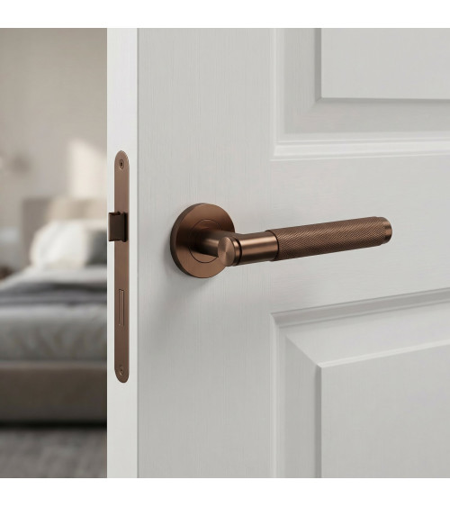 Palanca de puerta cobre OVAL 1741 herraje de diseño