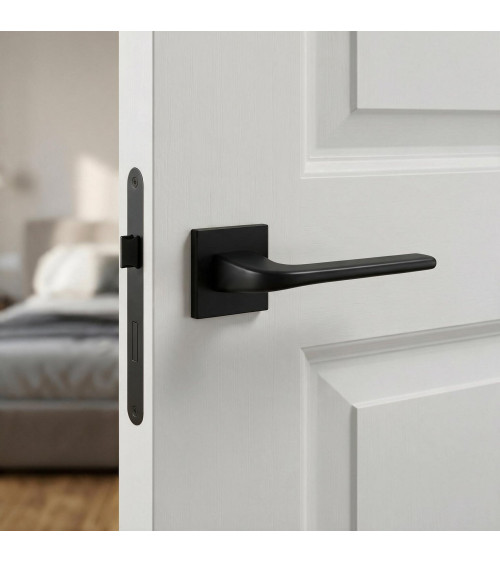Tirador de puerta negra Solo - tirador de diseño