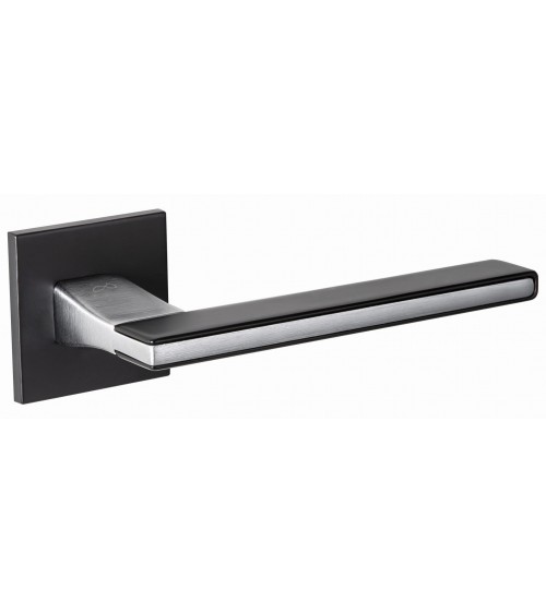 Manilla de puerta negra NICOLA cuadrado - manilla de diseño