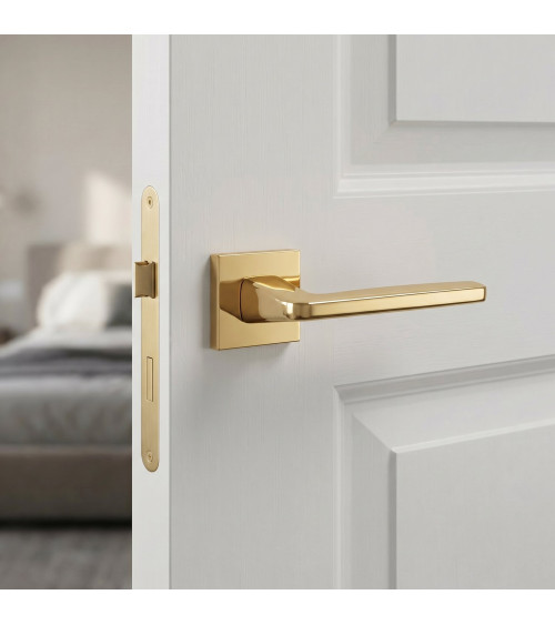 Tirador de puerta oro pulido ERBA diseño decorativo