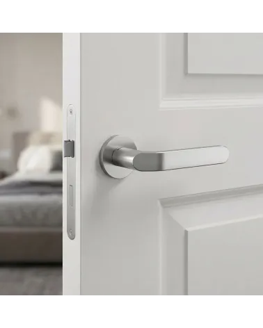 Tiradores de puerta cromo satinado Mandelli Callas