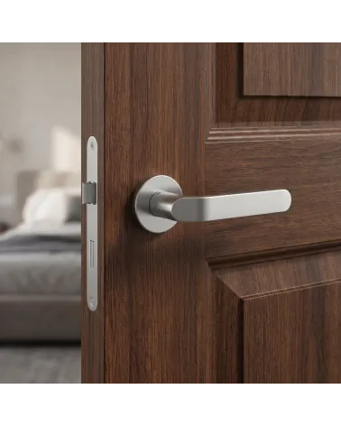 Tiradores de puerta cromo satinado Mandelli Callas
