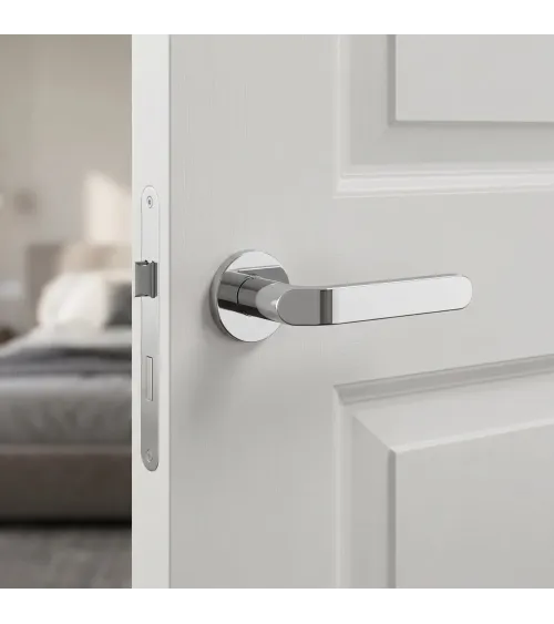 Tirador de puerta cromo pulido Mandelli Callas tirador de diseño
