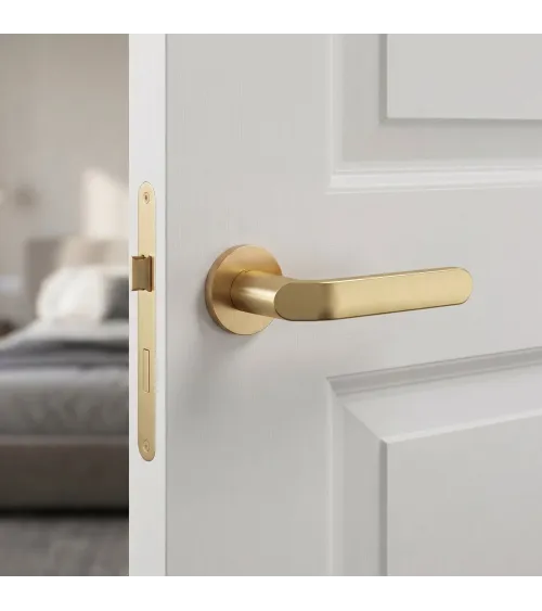 Tirador de puerta oro mate Mandelli Callas tirador de diseño