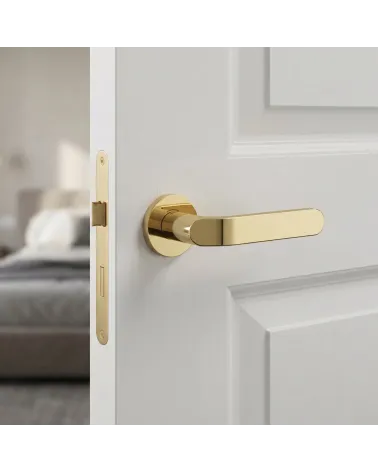 Manetas de puerta dorado pulido Mandelli Callas