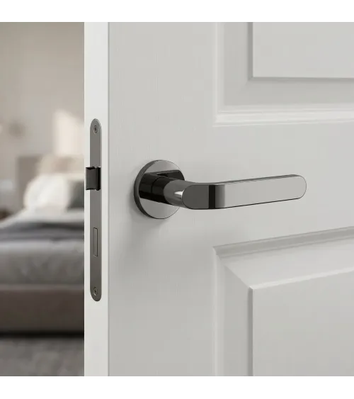 Tirador de puerta níquel negro Mandelli Callas tirador de diseño