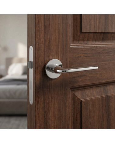 Tiradores de puerta en zamak Scandi redondos slim
