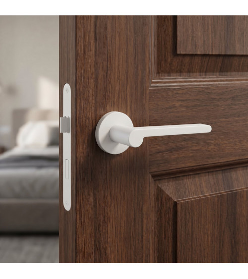 Tirador de puerta blanca Pandora diseño