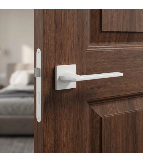 Tirador de puerta blanca Harmony diseño
