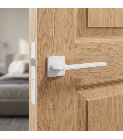 Tirador de puerta blanca Harmony diseño