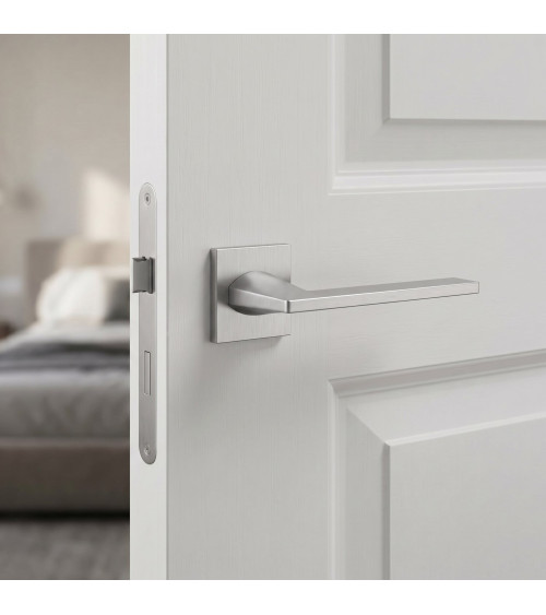 Manilla de puerta cromo satinado Harmony manilla de diseño