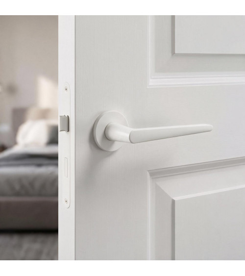 Manecilla de puerta blanca Arrow herraje design