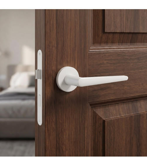 Manecilla de puerta blanca Arrow herraje design