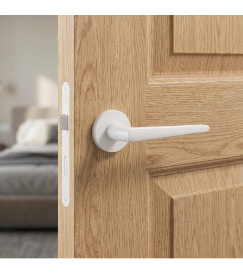 Manecilla de puerta blanca Arrow herraje design